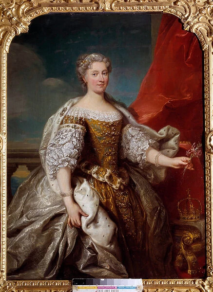 Portrait of Catherine Bnin Opalinska, wife of Stanislas Lescinski
