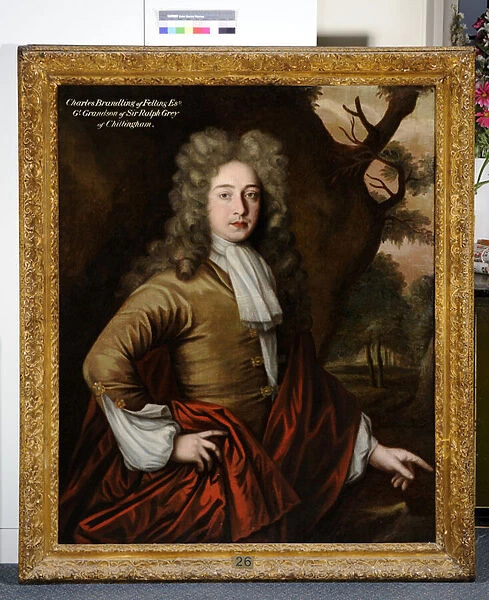 Portrait of Charles Brandling, 1698 (oil on canvas)