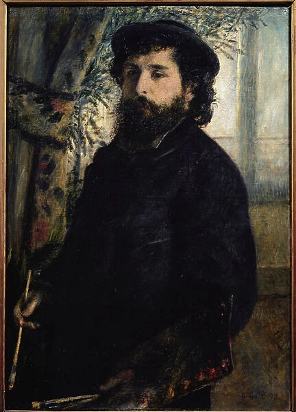 Portrait of Claude Monet (oil on canvas, 1875)