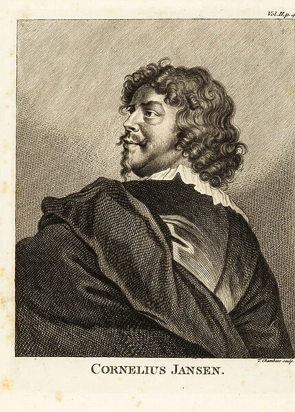 Portrait of Cornelius Johnsen, English portrait artist 1593-1661