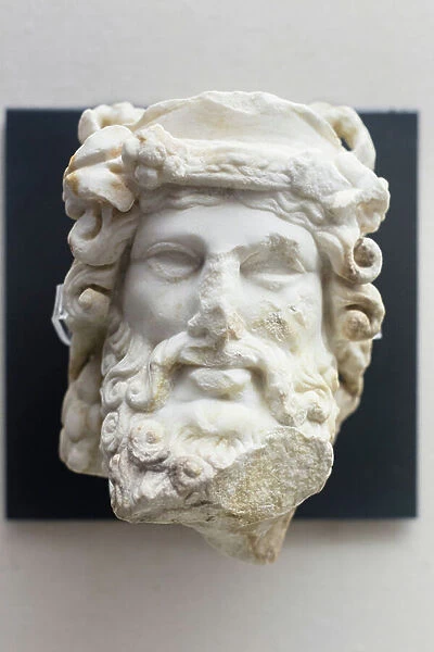 Portrait of Dionysus, 1st-2nd century AD, (marble)