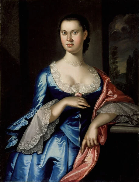 Portrait of Elizabeth Chew Smith, 1762 (oil on canvas)