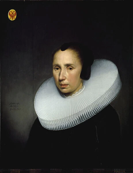Portrait of Emerantia Driel (Painting, 1647)