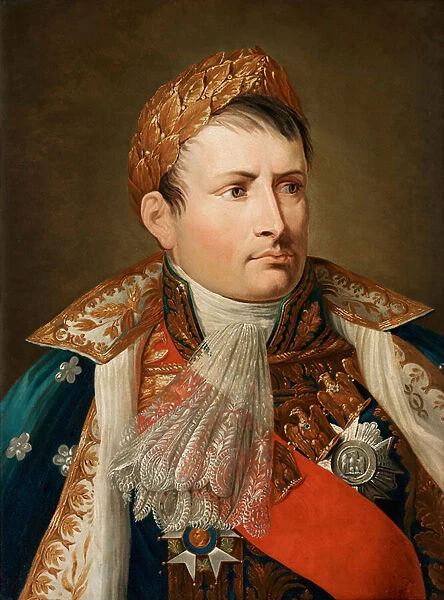 Portrait of Emperor Napoleon I Bonaparte, Oil on canvas by Andrea Appiani