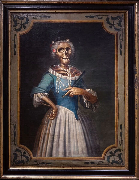 Portrait of a gentlewoman, XVIII century (oil)