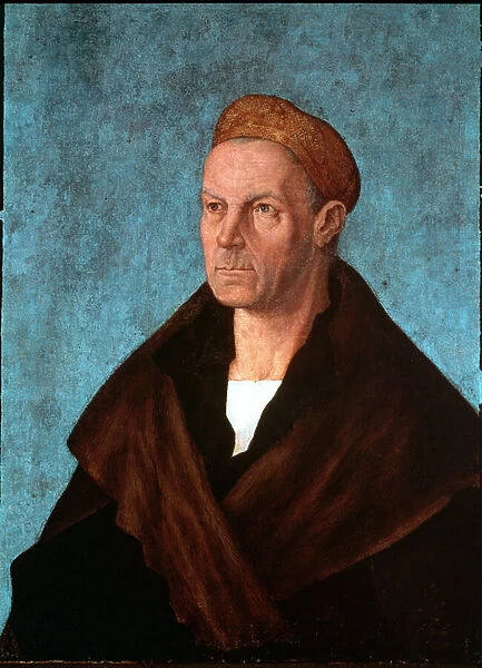 Portrait of the German banker Jakob II Fugger dit le Riche (1459-1525) Detrempe d