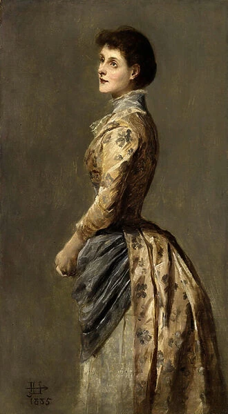 Portrait of a Girl, 1885 (oil on canvas)