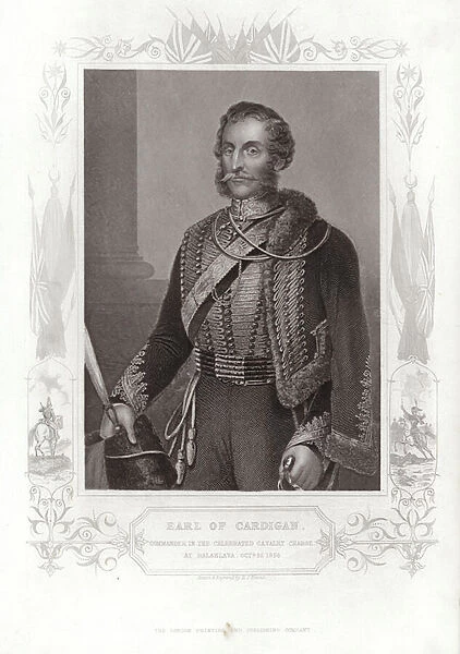 Portrait of James Brudenell, Earl of Cardigan (engraving)