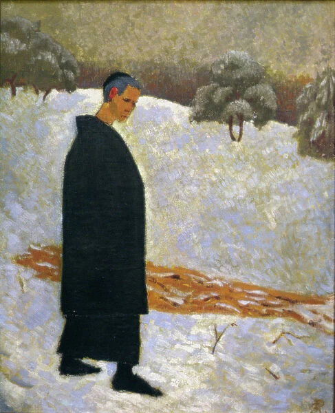Portrait of Jan Verkade (1868-1946) at Beuron (oil on canvas)