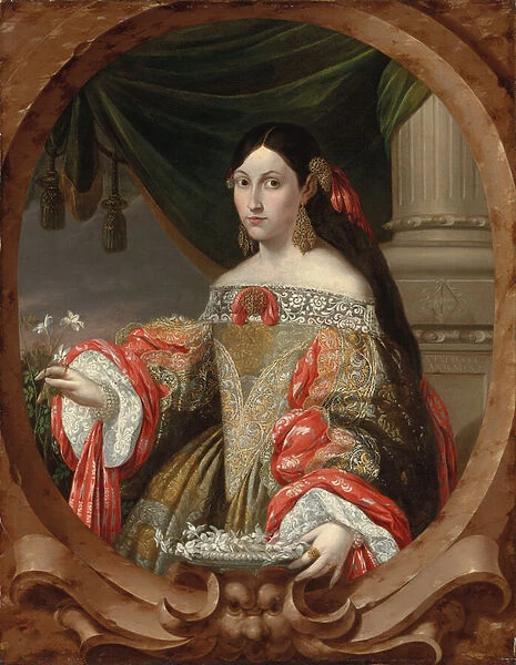 Portrait of a lady, 1682 (oil on canvas)