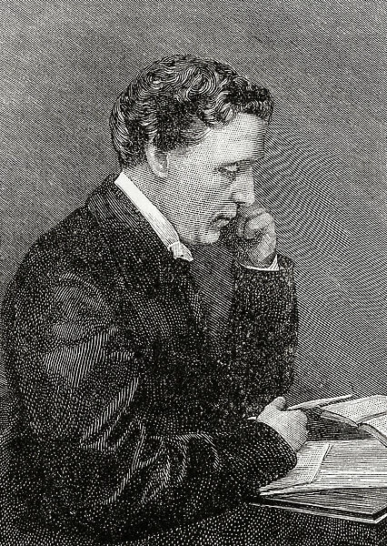 Portrait of Lewis Caroll, c.1900 (print)