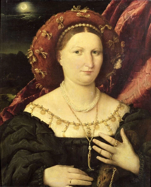 Portrait of Lucina Brembati, c. 1523 (oil on canvas)