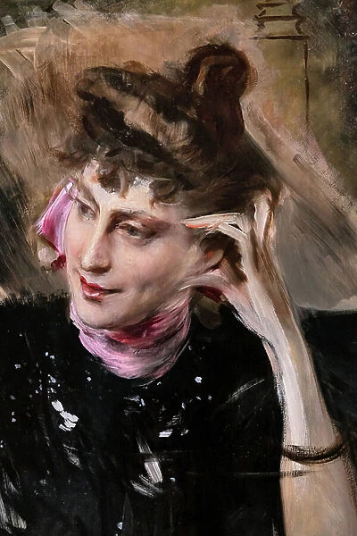 Portrait of Madame Veil Picard, detail, 1896 (oil on panel)