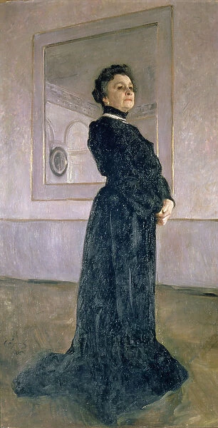 Portrait of Maria Nikolayevna Yermolova (1853-1928) 1905 (oil on canvas)