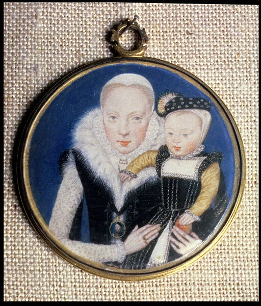 Portrait miniature of Lady Katherine Seymour, nee Grey (c