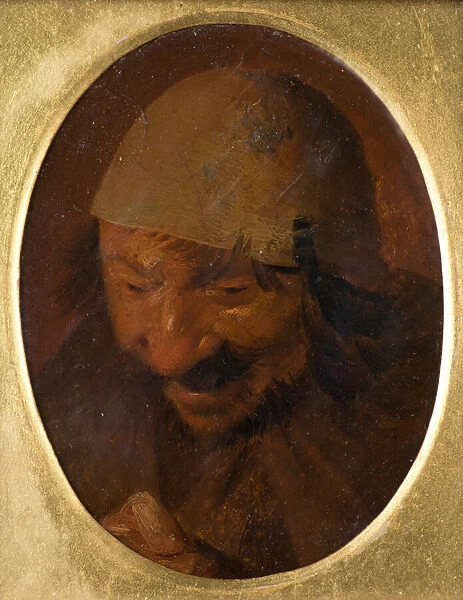 Portrait of Peasant, 17th century (oil on board)