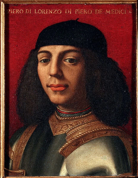 Portrait of Peter II of Medici (1472-1503) (Piero di Lorenzo de Medici or Piero