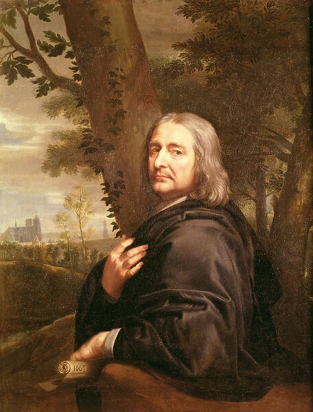 Portrait of Philippe de Champaigne, 1668 (oil on canvas)