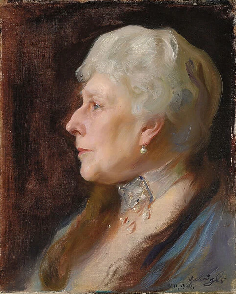 Portrait of Princess Henry of Battenberg (Princess Beatrice of Great Britain), 1926 (oil on canvas)