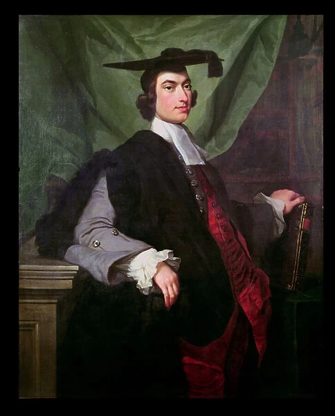 Portrait of a Scholar (oil on canvas)
