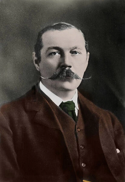 Portrait of Sir Arthur Conan Doyle (1859-1930), English writer