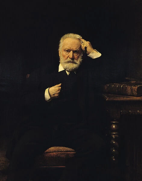 Portrait of Victor Hugo (1802-85) 1879 (oil on canvas)