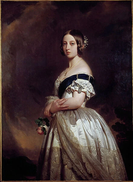 Portrait of Victoria I, Queen of England, 1842 (oil on canvas)