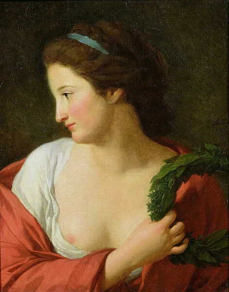 Portrait of a Young Lady (oil on canvas)