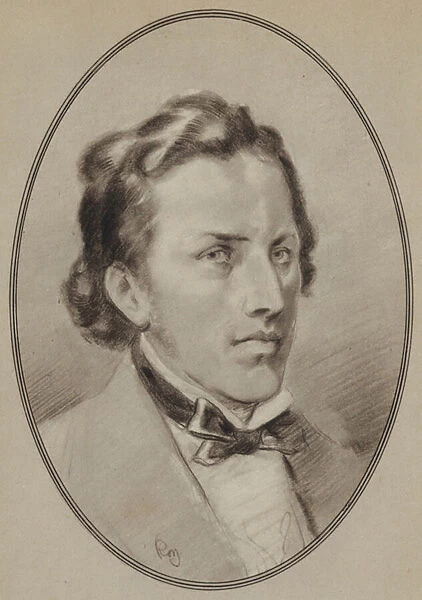 Portraits of Composers: Chopin (litho)