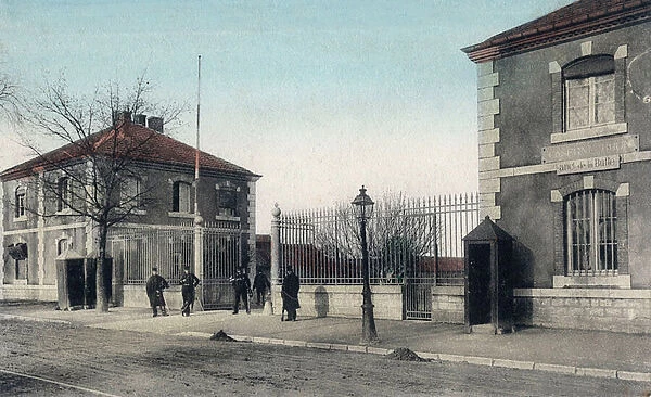 Postcard depicting the Barracks at Besancon, c. 1900 (colour litho)