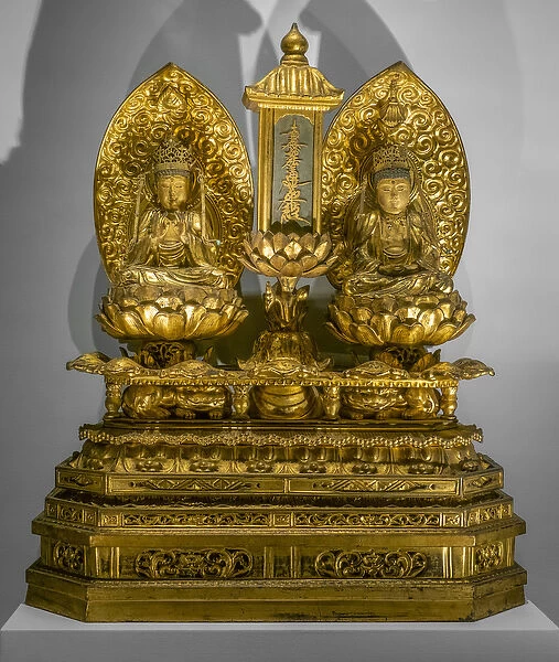 Prabhutaratna and Shayamuni -- The tribute to the Lotus Sutra