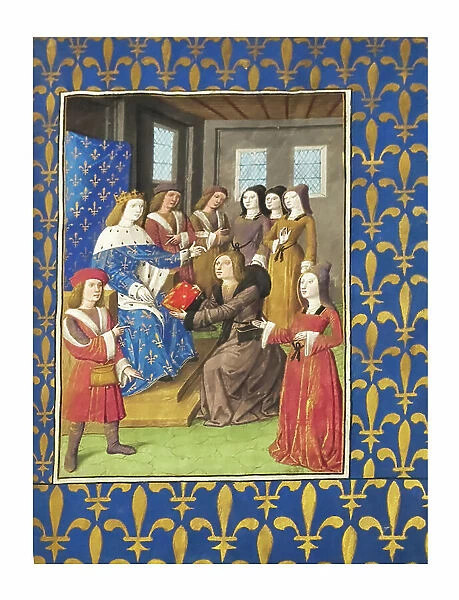 On the praise and virtue of the noblemen and clerics of Boccaccio, 1493 (miniature)
