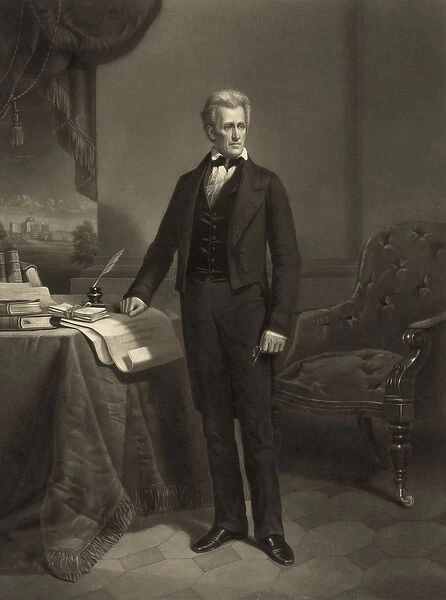 President Jackson, c.1860 (engraving)