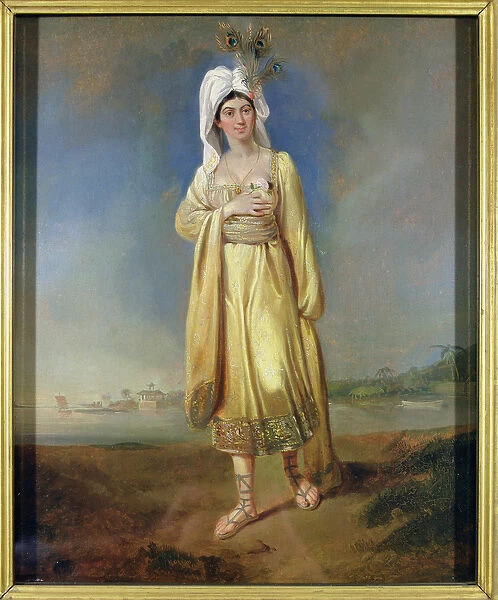 Princess Caraboo of Javasu (Mary Baker), 1817 (oil on panel)