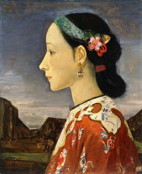 Profile of a Woman, 1926-27 (oil on panel)