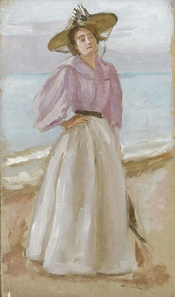 The Promenade, c. 1895 (oil on panel)