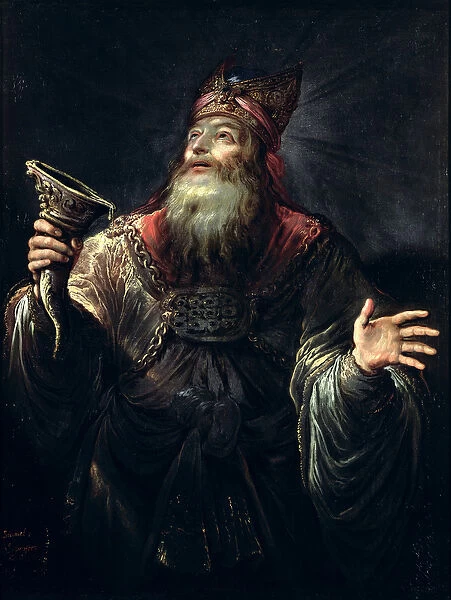 The Prophet Samuel (oil on canvas)