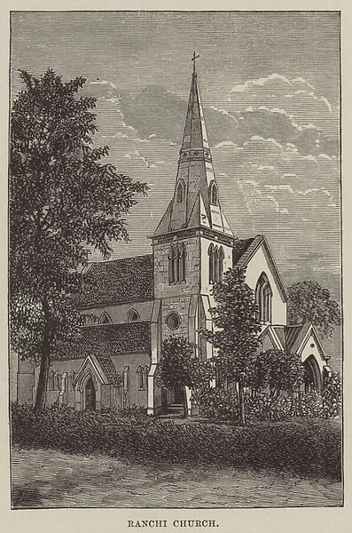 Ranchi Church (engraving)