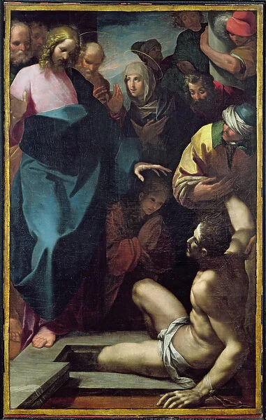 The Resurrection of Lazarus (oil on canvas)