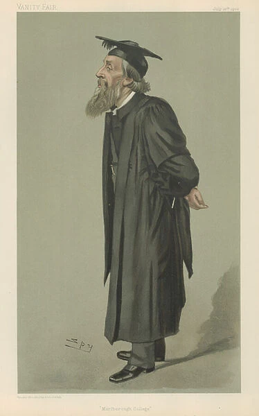 The Reverend George Charles Bell (colour litho)
