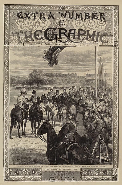 The Review in Windsor Park (engraving)