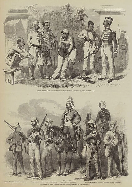 The Revolt in India (engraving)