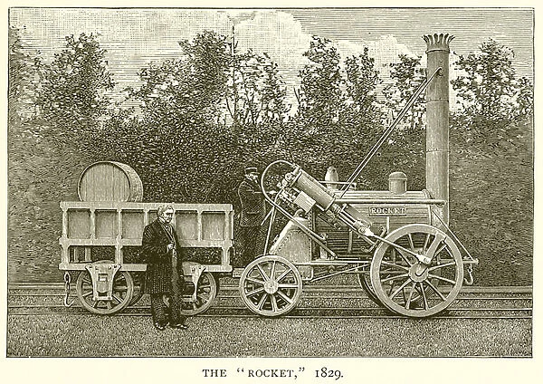 The 'Rocket, '1829 (engraving)