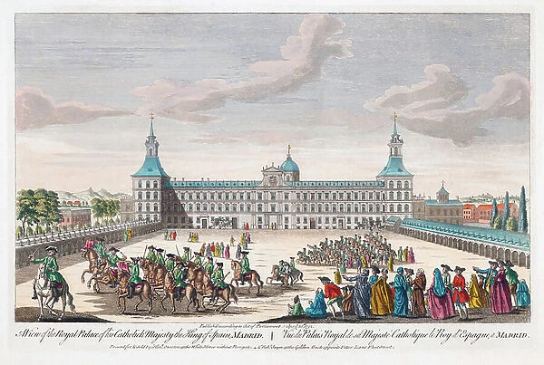 Royal Palace, Madrid, Spain. 1752