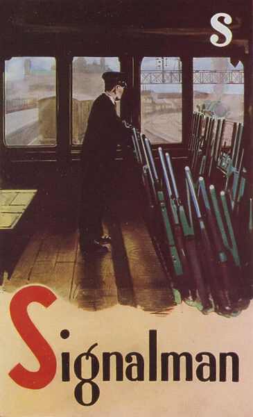 S, Signalman (colour litho)