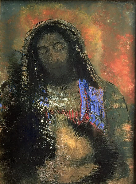 Sacred Heart, 1910 (pastel on paper)
