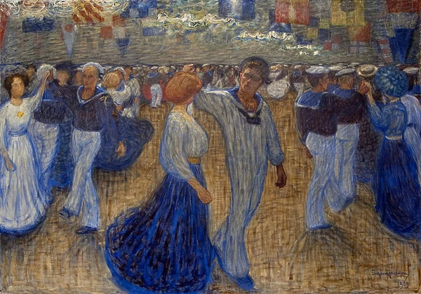 Sailors Ball, 1909 (oil on canvas)