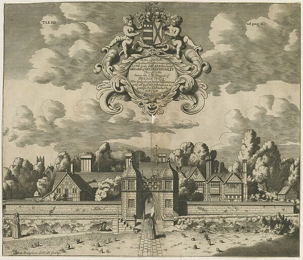 Sandon Hall: engraving, nd [1653-1686] (print)