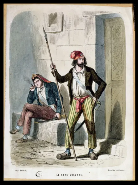 The Sans-Culotte (colour lithograph)