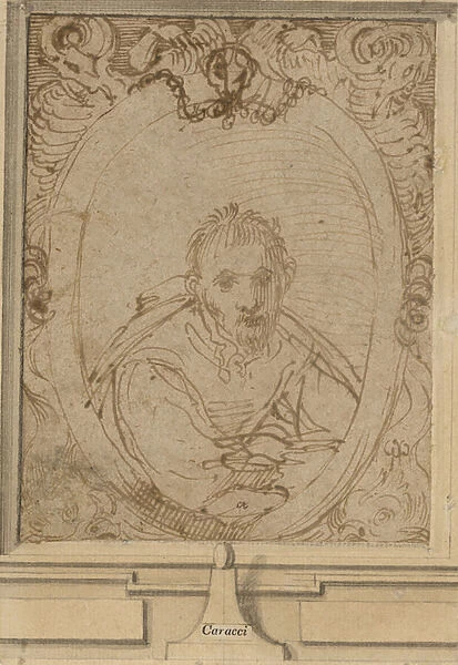 Self Portrait, c. 1580 (pen and brown ink on paper)